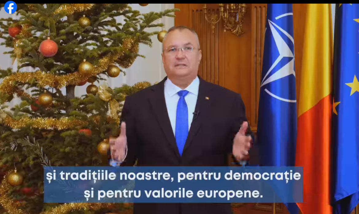 INEDIT Vezi ce mesaj a transmis Nicolae Ciucă la sfârșit de an
